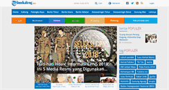Desktop Screenshot of kalteng.tribunnews.com
